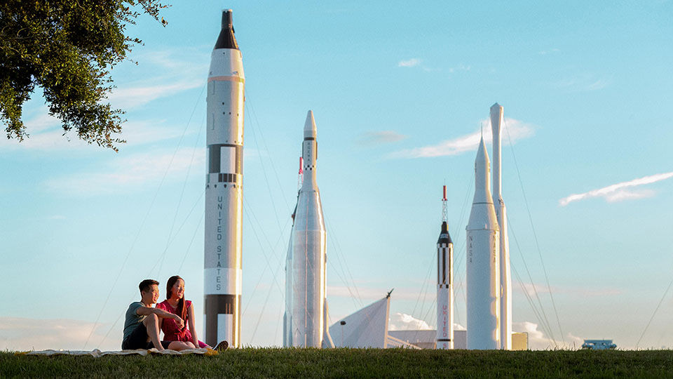 Couuple relaxing on the grass
