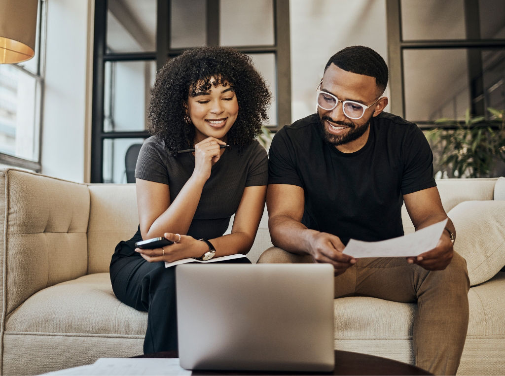 couple on laptop