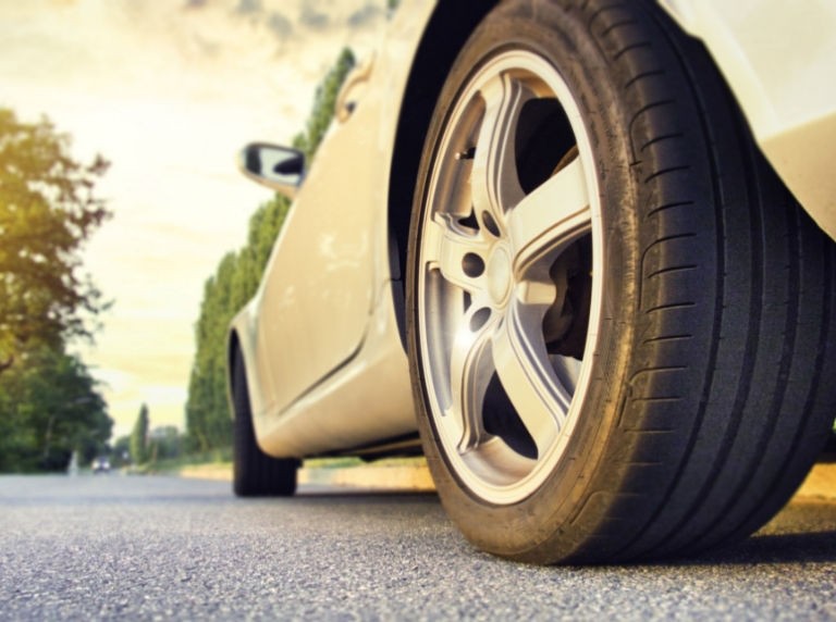 car on road