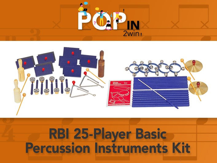 RBI 25-Player Basic Percussion Instruments Kit