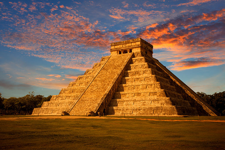 Most famous landmark of Yucatan and iconic symbol of Mexico. Kukulkan is the name of a Maya snake deity that also serves to designate historical persons