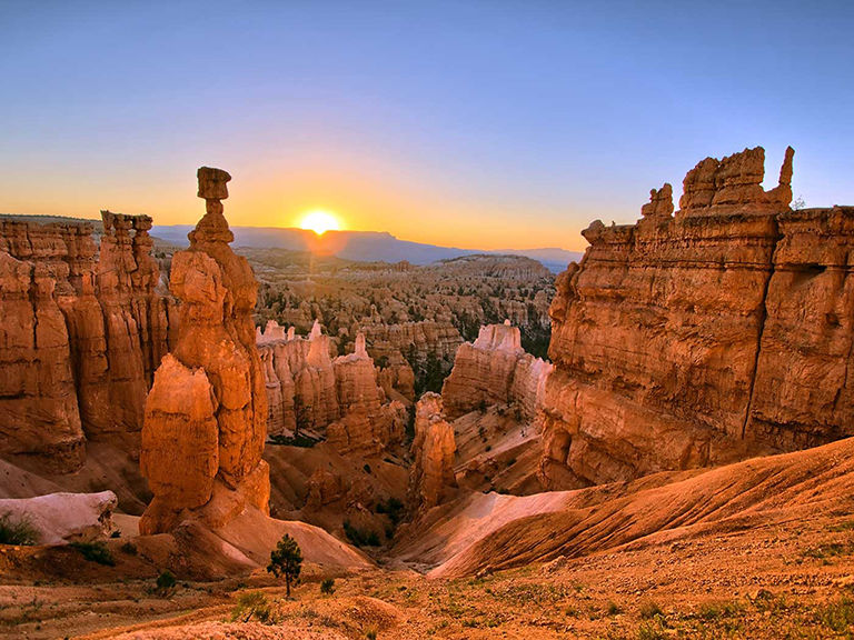 a beautiful view of the national park
