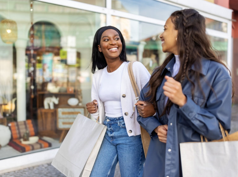 women shopping