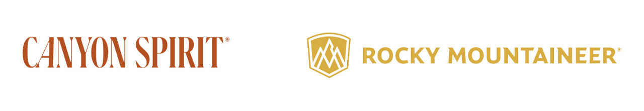 Rocky Mountaineer and Canyon Spirit logos