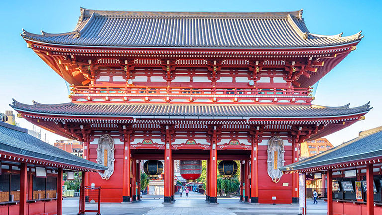 Japan. Sensoji temple.