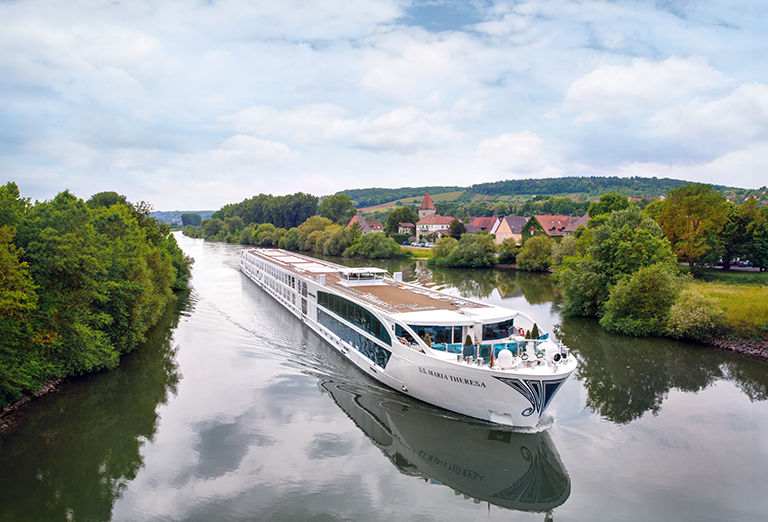 S.S. Maria Theresa along Main River, Germany