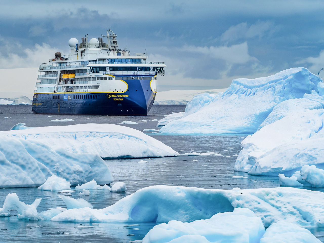 National Geographic Ship in Antarctica - AAA Travel