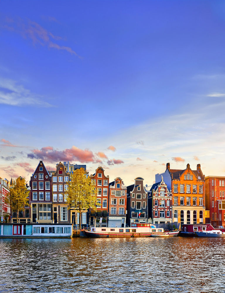 A charming Norwegian town known for its colorful houses.